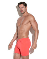CODE 22 5 Pocket Short | Salmon 9712S | Side View | Mens Shorts | Topdrawers Clothing for Men