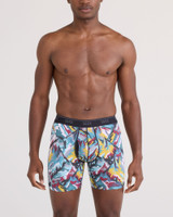 Saxx Quest Boxer Brief Fly Prism Peaks Multi SXBB65F | Front View | Mens Boxer Briefs | Topdrawers Underwear for Men