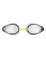 Arena Tracks Swim Goggles White Clear Blue 92341 | Front View | Mens Accessories | Topdrawers Swimwear for Men