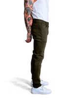 Kuwalla Tee Straight Leg Chino Moss KUL-0325-C4 | Side View | Mens Pants | Topdrawers Clothing for Men