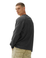 Kuwalla Tee Marled Thermal Black KUL-0325-MRTH1612 | Rear View | Mens Casual Tops | Topdrawers Clothing for Men Kuwalla Tee Marled Thermal Black KUL-0325-MRTH1612 | Rear View | Mens Casual Tops | Topdrawers Clothing for Men