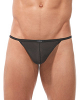 Gregg Homme Torridz Pouch Cockring | Black 87416 | Front View | Mens Pouch Thongs | Topdrawers Underwear for Men