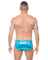 Gregg Homme Light Catcher Swim Brief | Turquoise 220635 | Rear View | Mens Swim Briefs | Topdrawers Swimwear for Men Gregg Homme Light Catcher Swim Brief | Turquoise 220635 | Rear View | Mens Swim Briefs | Topdrawers Swimwear for Men