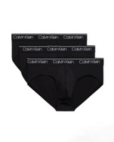 Calvin Klein 3-Pack Microfibre Stretch Hip Brief Black NB2568G-UB1 | Item View | Mens Briefs | Topdrawers Underwear for Men