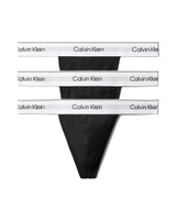 Calvin Klein 3-Pack Modern Cotton Stretch Thong Black NB3965G-UB1 | Item View | Mens Thongs | Topdrawers Underwear for Men