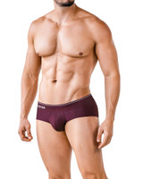 Clever Valladolid Classic Brief | Grape 2028-19 | Side View | Mens Briefs | Topdrawers Underwear for Men