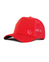 Goorin Bros. Gateway Trucker | Red 101-0784-RED | Side View | Mens Caps | Topdrawers Apparel for Men