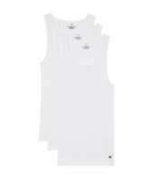 Calvin Klein 3-Pack Cotton Classics Tank Top White NB4036G-100 | Front View | Mens Tank Tops | Topdrawers Clothing for Men