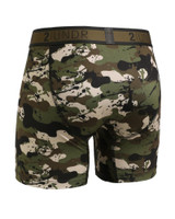 2UNDR Swing Shift Boxer Brief | Army 2U01BB | Rear View | Mens Boxer Briefs | Topdrawers Underwear for Men
