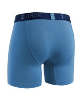 2UNDR Swing Shift Boxer Brief | Sky Blue 2U01BB | Rear View | Mens Boxer Briefs | Topdrawers Underwear for Men