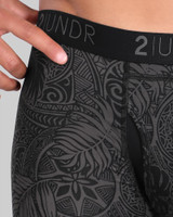 2UNDR Swing Shift Trunk | Coastal Black 2U01TR | Front View | Mens Boxer Briefs | Topdrawers Underwear for Men