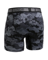 2UNDR Sport Shift Boxer Brief Blackout 2U26BB | Rear View | Mens Boxer Briefs | Topdrawers Underwear for Men