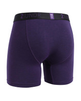 2UNDR Swing Shift Boxer Brief Amethyst 2U26BB | Rear View | Mens Boxer Briefs | Topdrawers Underwear for Men