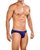 Clever Helion Latin Brief Blue 26029 | Side View | Mens Briefs | Topdrawers Underwear for Men