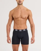 Saxx Multi-Sport Mesh Boxer Brief  Fly Black XX WB SXBB75F-BXX | Front View | Mens Boxer Briefs | Topdrawers Underwear for Men