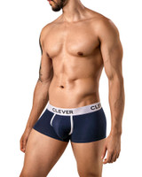 Clever Aquiles Latin Boxer Dark Blue 26152 | Side View | Mens Boxer Briefs | Topdrawers Underwear for Men