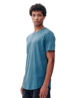 Kuwalla Tee Eazy Scoop Tee Carbon KUL-CT1851-0326 | Side View | Mens T-Shirts | Topdrawers Clothing for Men