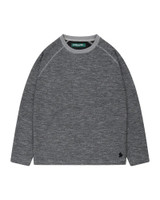 Kuwalla Tee Marled Thermal Marled Grey KUL-MRTH3012B-0326 | Front View | Mens Casual Tops | Topdrawers Clothing for Men