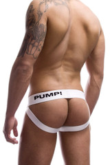 PUMP! White Jock 15005 Rear View - Topdrawers Underwear for Men