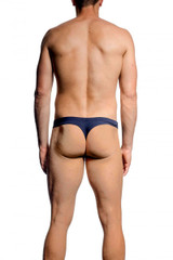 012 Navy - JM SKINZ Thong 88165 - Rear View - Topdrawers Underwear for Men 012 Navy - JM SKINZ Thong 88165 - Rear View - Topdrawers Underwear for Men