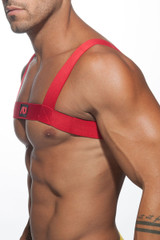 06 Red - Addicted Basic Elastic Harness ADF104 - Side View - Topdrawers Underwear for Men 06 Red - Addicted Basic Elastic Harness ADF104 - Side View - Topdrawers Underwear for Men