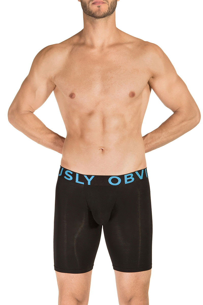 Ovviamente EveryMan Boxer Slip Con Gamba Da 6 Pollici (15,2 Cm) - Miscela Bambù E Lycra, Taglie S-XXL