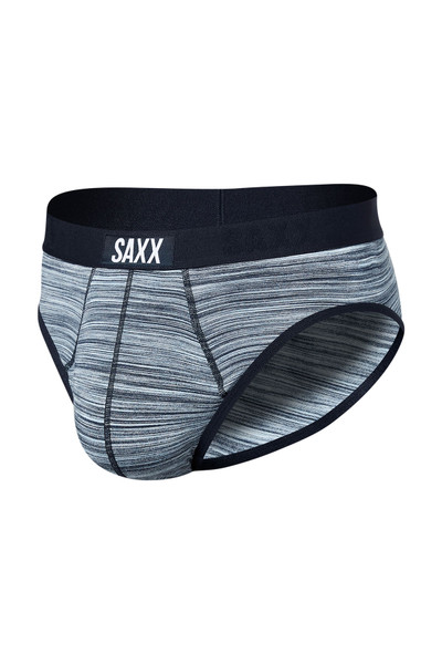 Saxx DropTemp Cooling Cotton Brief w/ Fly | Tidal Camo Blue SXBR44-TCB