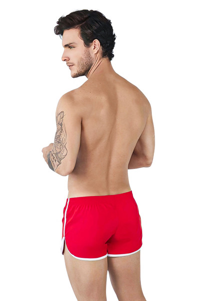Clever Summer Atleta Short | Red 0964 - Mens Athletic Shorts - Rear View - Topdrawers Swimwear & Clothing for Men
