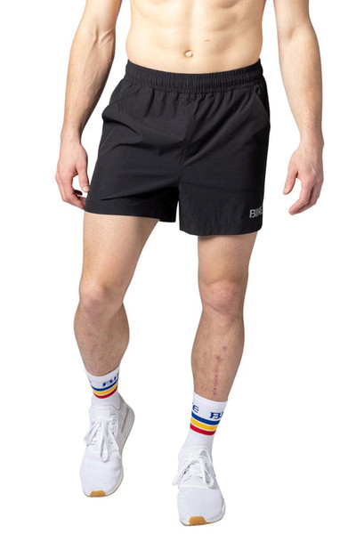 Men's Black Short Sleeve Mesh Practice Jersey - BIKE® Athletic