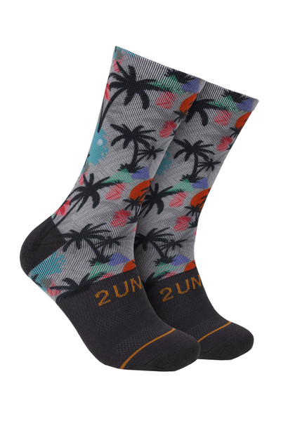 2UNDR Flex Crew Sock | La Quinta | 2U81PS-342  - Mens Socks - Front View - Topdrawers Underwear for Men
