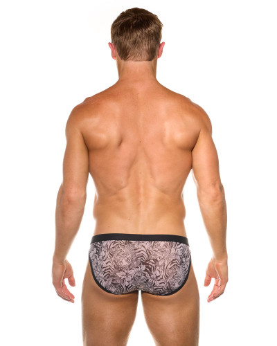 Gregg Homme Wildcard Brief | 200303  - Mens Briefs - Rear View - Topdrawers Underwear for Men
