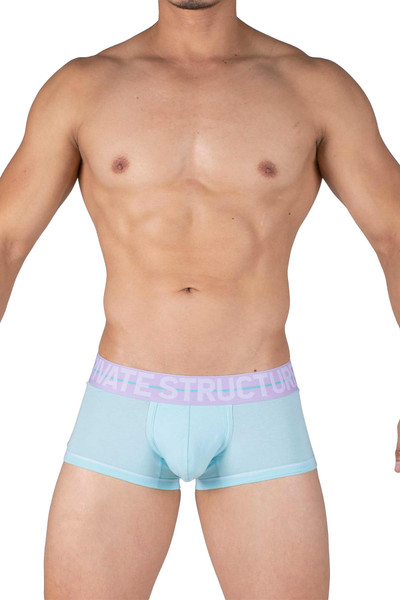 Private Structure MO-Lite Trunk | Jade Green | MOUX4103-JDGN  - Mens Boxer Briefs - Front View - Topdrawers Underwear for Men
