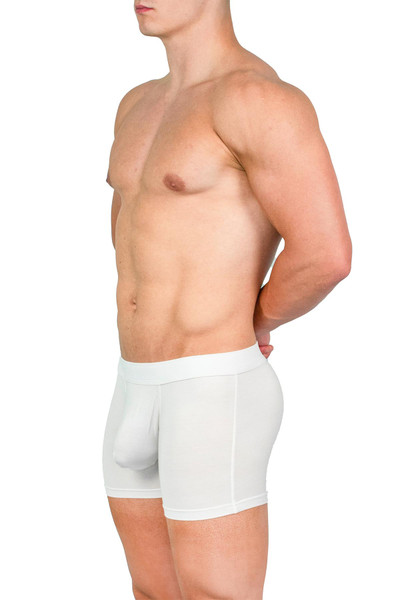Obviously EliteMan Boxer Brief 3 Inch Leg | F00-1N  - Mens Trunk Boxer Briefs - Side View - Topdrawers Underwear for Men
