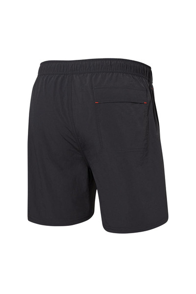 Sol Searcher New Elastic Waist Swim Shorts - Black Pebble –