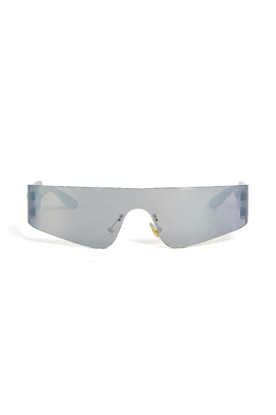 Project Claude Narrow Visor | Silver | PCE012  - Mens Sunglasses Eyewear - Front View - Topdrawers Apparel for Men
