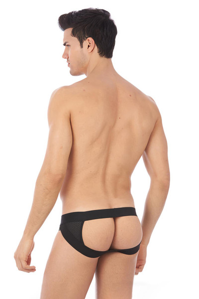 Gregg Homme Erupt Jock | Khaki | 140034-KH  - Mens Jockstraps - Rear View - Topdrawers Underwear for Men
