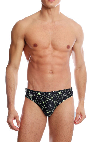 Garçon Model Atomic Swim Brief GM-SWBR-QUAN-ATO - Front View - Topdrawers Swimwear for Men Garçon Model Atomic Swim Brief GM-SWBR-QUAN-ATO - Front View - Topdrawers Swimwear for Men