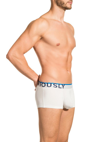 White - Obviously EveryMan Trunk B03 - Side View - Topdrawers Underwear for Men