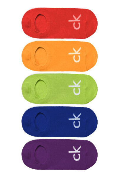 Calvin Klein 5-Pack Cotton No-Show Liner w/ Non-Slip Heel Pride Edition MCE379-96 - Mens No Show Liner Socks - Topdrawers Underwear for Men Calvin Klein 5-Pack Cotton No-Show Liner w/ Non-Slip Heel Pride Edition MCE379-96 - Mens No Show Liner Socks - Topdrawers Underwear for Men