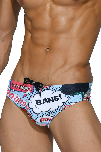 one sided mens swimwear