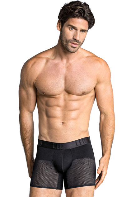 Leo High-Tech Mesh Boxer Brief 033272N-700 - Mens Boxer Briefs - Front View - Topdrawers Underwear for Men Leo High-Tech Mesh Boxer Brief 033272N-700 - Mens Boxer Briefs - Front View - Topdrawers Underwear for Men