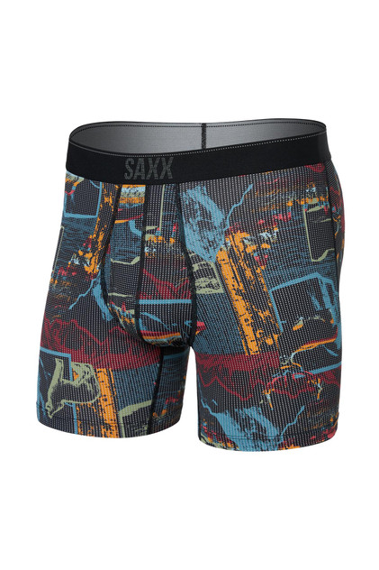 Saxx Quest Boxer Brief Fly Light And Shadow Multi SXBB70F | Front View | Mens Boxer Briefs | Topdrawers Underwear for Men Saxx Quest Boxer Brief Fly Light And Shadow Multi SXBB70F | Front View | Mens Boxer Briefs | Topdrawers Underwear for Men