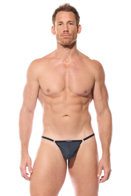 Gregg Homme Easy C-Ring Pouch | Charcoal 210416 | Front View | Mens Pouch Thongs | Topdrawers Underwear for Men Gregg Homme Easy C-Ring Pouch | Charcoal 210416 | Front View | Mens Pouch Thongs | Topdrawers Underwear for Men
