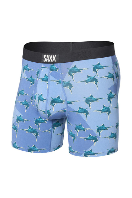 Saxx Ultra Boxer Brief Fly | Man In The Blue Suit Blue SXBB30F | Front View | Mens Boxer Briefs | Topdrawers Underwear for Men Saxx Ultra Boxer Brief Fly | Man In The Blue Suit Blue SXBB30F | Front View | Mens Boxer Briefs | Topdrawers Underwear for Men