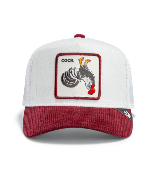 Goorin Bros. Retsoor Trucker | Red 101-2294 | Front View | Mens Caps | Topdrawers Apparel for Men