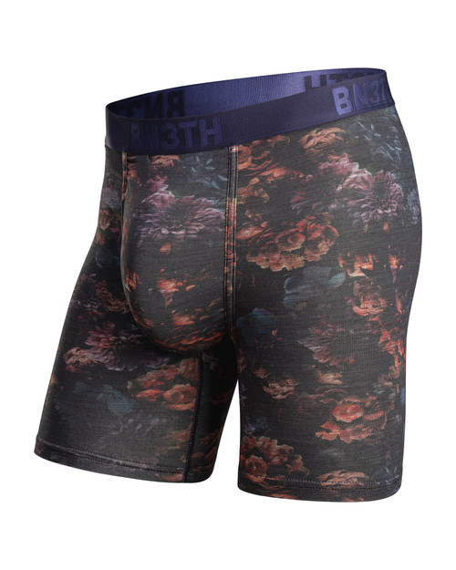 BN3TH Classic Icon Boxer Brief | Dark Floral Dark Navy M111059 | Front View | Mens Boxer Briefs | Topdrawers Underwear for Men