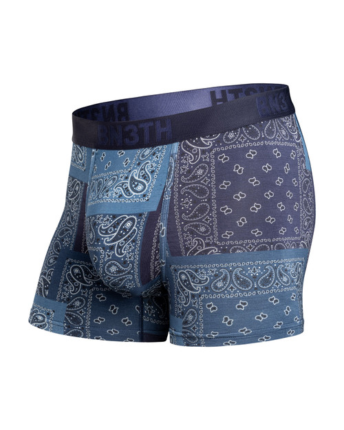 BN3TH Classic Icon Trunk | Cowboy Bandana Navy M211021 | Front View | Mens Boxer Briefs | Topdrawers Underwear for Men BN3TH Classic Icon Trunk | Cowboy Bandana Navy M211021 | Front View | Mens Boxer Briefs | Topdrawers Underwear for Men