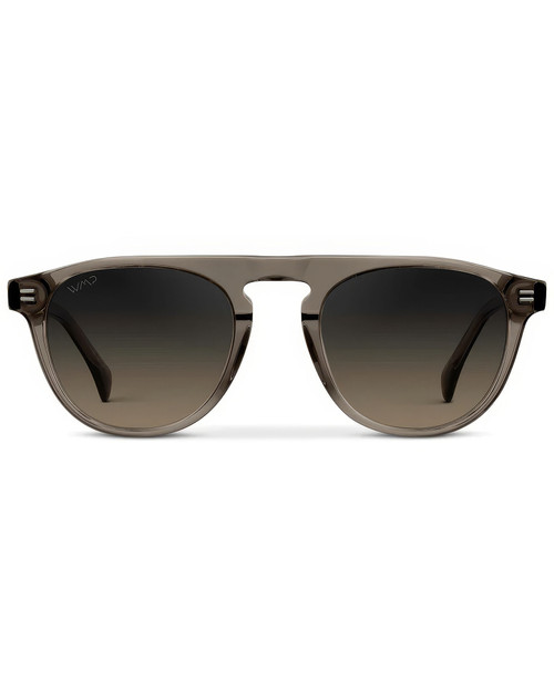 WMP Eyewear Axel Crystal Gunmetal Grey Brown Gradient 1120-GRYBRW | Front View | Mens Sunglasses | Topdrawers Apparel for Men WMP Eyewear Axel Crystal Gunmetal Grey Brown Gradient 1120-GRYBRW | Front View | Mens Sunglasses | Topdrawers Apparel for Men