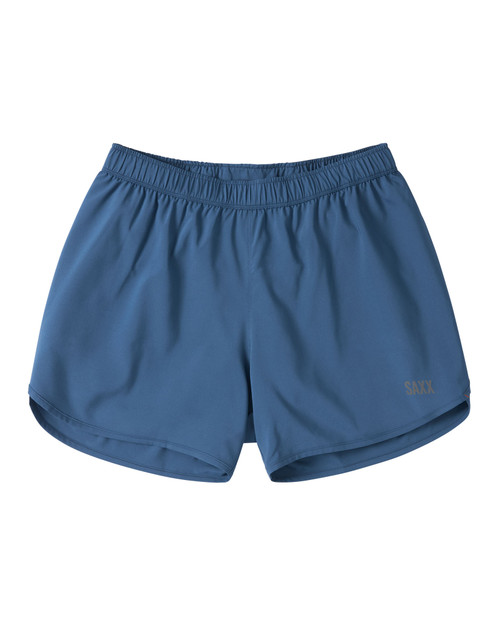 Saxx Hightail 2N1 Run Short 5 Inch Dark Denim SXSP01L | Front View | Mens Athletic Shorts | Topdrawers Clothing for Men