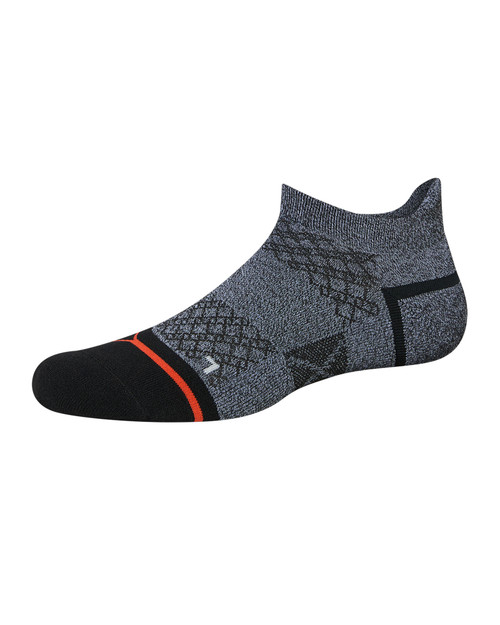 Saxx Foot Hold Midweight Low Show Socks Black/White SXAN103 | Front View | Mens Ankle Socks | Topdrawers Apparel for Men Saxx Foot Hold Midweight Low Show Socks Black/White SXAN103 | Front View | Mens Ankle Socks | Topdrawers Apparel for Men